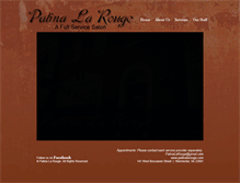 Tablet Screenshot of patinalarouge.com